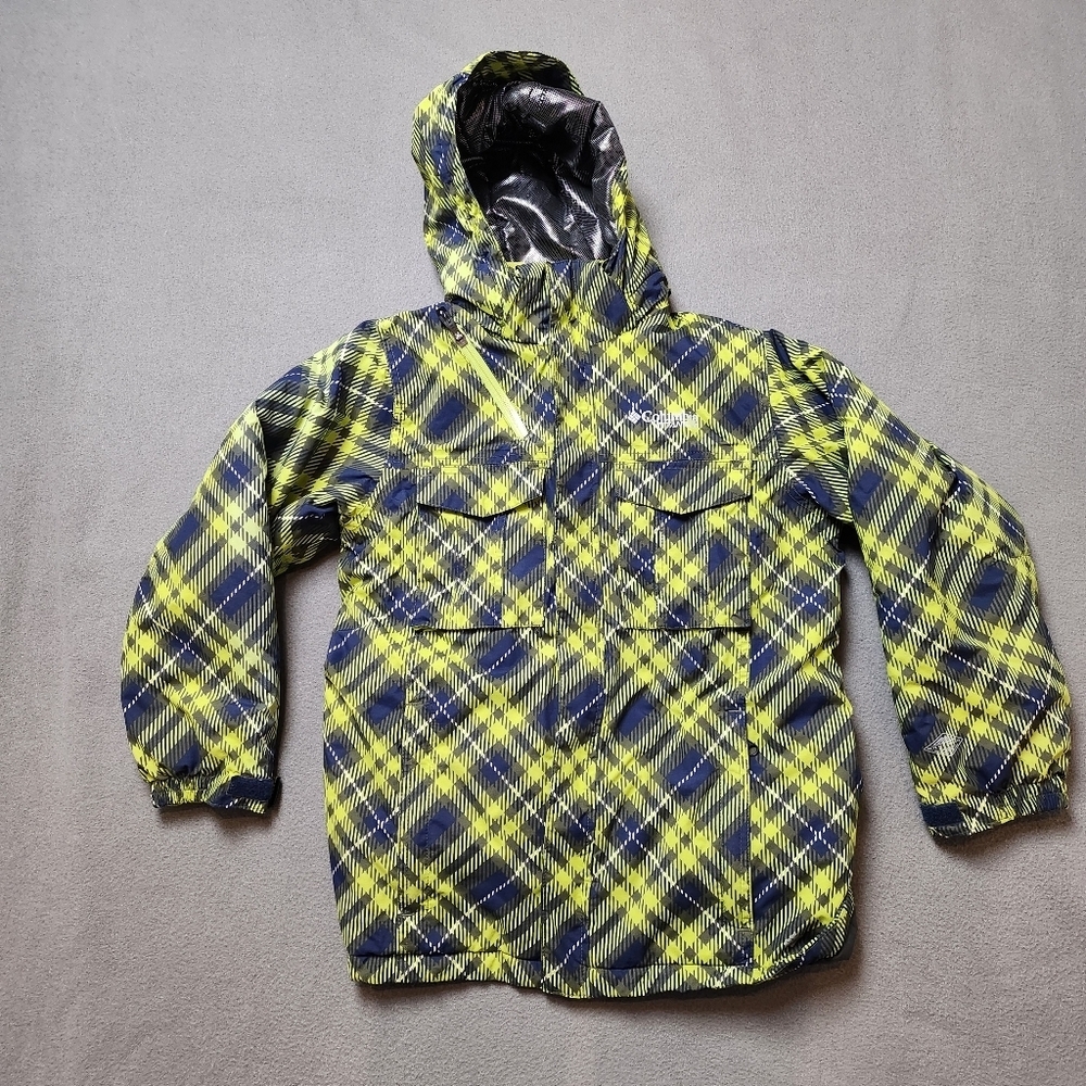 Boys Columbia Titanuim Winter Jacket Sz 10/12 Omni-heat